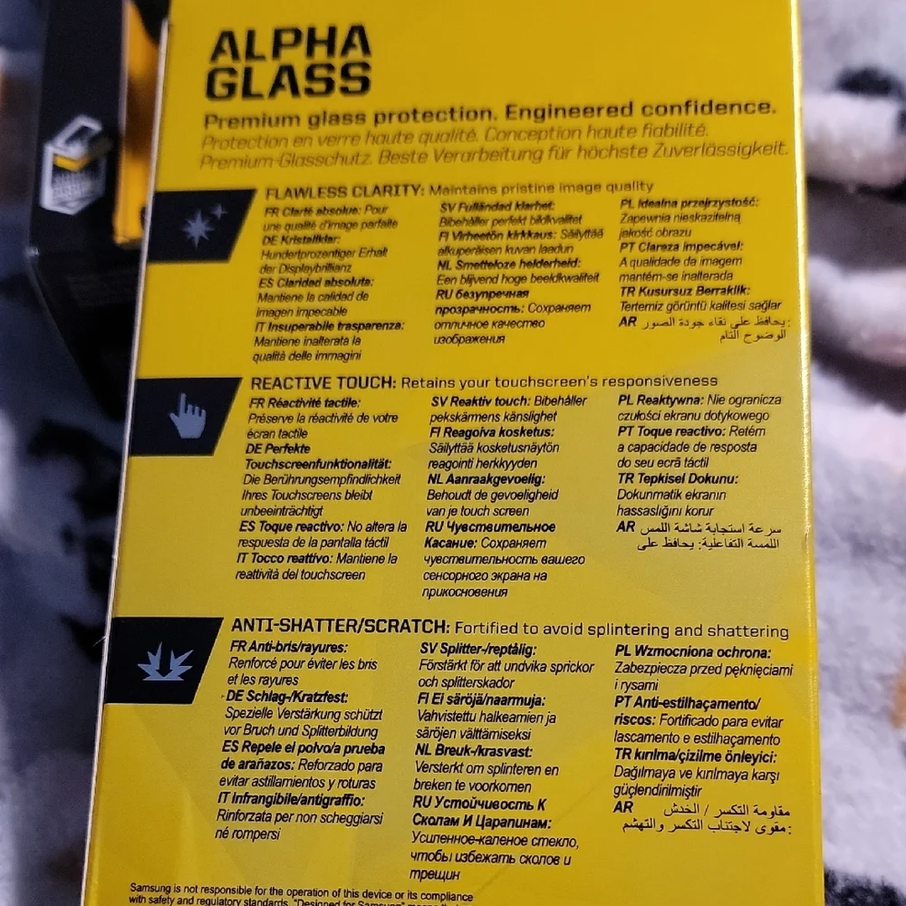 OtterBox Alpha Glass Screen Protector for Samsung Galaxy Note8 - Clear